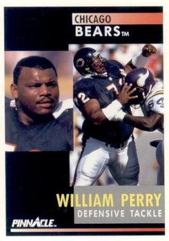 1991 Pinnacle #110 William Perry Front