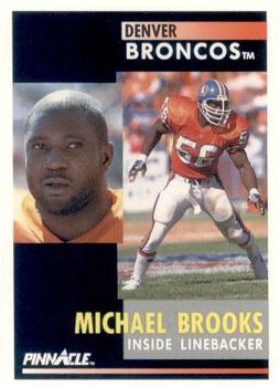 1991 Pinnacle #123 Michael Brooks Front