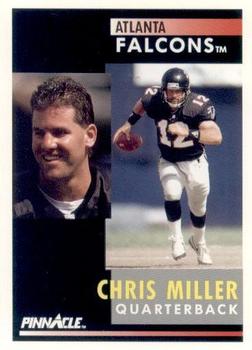 1991 Pinnacle #24 Chris Miller Front