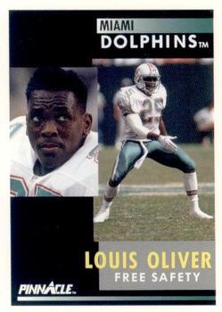 1991 Pinnacle #26 Louis Oliver Front