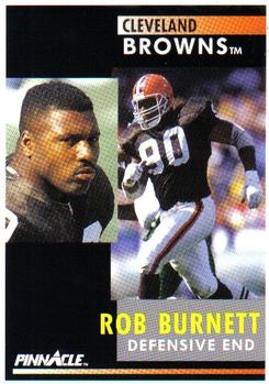 1991 Pinnacle #79 Rob Burnett Front