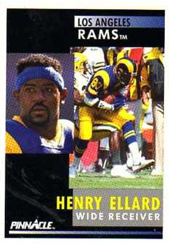 1991 Pinnacle #81 Henry Ellard Front