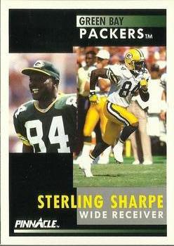 1991 Pinnacle #11 Sterling Sharpe Front