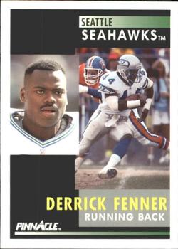 1991 Pinnacle #95 Derrick Fenner Front