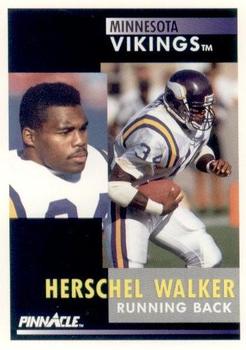 1991 Pinnacle #97 Herschel Walker Front