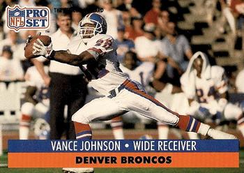 1991 Pro Set #490 Vance Johnson Front