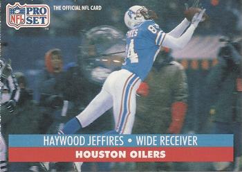 1991 Pro Set #517 Haywood Jeffires Front