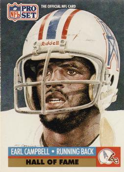 1991 Pro Set #27 Earl Campbell Front
