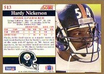 1991 Score #513 Hardy Nickerson Back