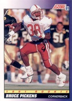 1991 Score #615 Bruce Pickens Front