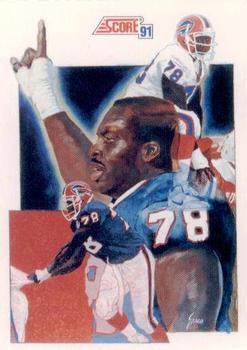 1991 Score #667 Bruce Smith Front
