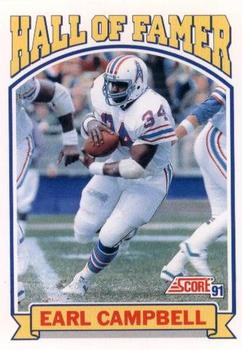 1991 Score #674 Earl Campbell Front