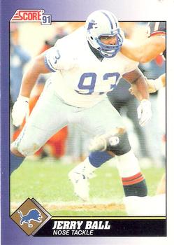 1991 Score #98 Jerry Ball Front