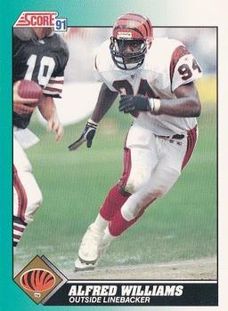 1991 Score Supplemental #54T Alfred Williams Front