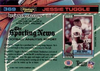 1991 Stadium Club #369 Jessie Tuggle Back