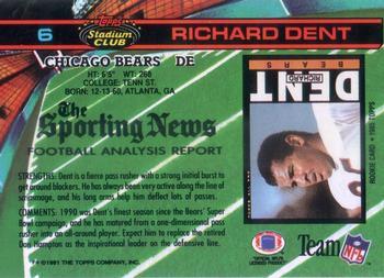 1991 Stadium Club #6 Richard Dent Back