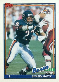 1991 Topps #160 Shaun Gayle Front