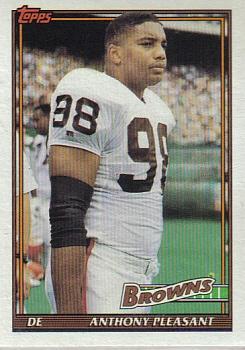 1991 Topps #597 Anthony Pleasant Front