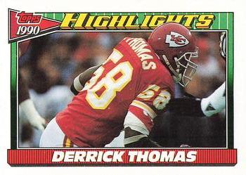 1991 Topps #3 Derrick Thomas Front