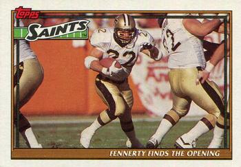 1991 Topps #645 Saints Team Leaders/Results Front