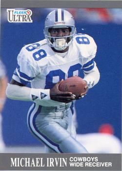 1991 Ultra #163 Michael Irvin Front