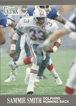 1991 Ultra #93 Sammie Smith Front