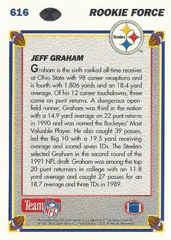 1991 Upper Deck #616 Jeff Graham Back