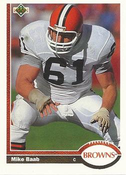 1991 Upper Deck #306 Mike Baab Front