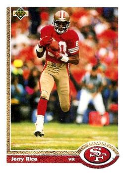 1991 Upper Deck #57 Jerry Rice Front