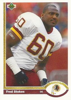 1991 Upper Deck #68 Fred Stokes Front