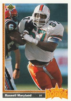 1991 Upper Deck #5 Russell Maryland Front