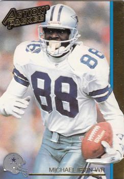 1992 Action Packed #53 Michael Irvin Front