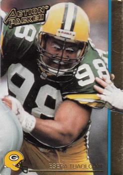 1992 Action Packed #89 Esera Tuaolo Front