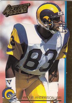 1992 Action Packed #135 Willie Anderson Front