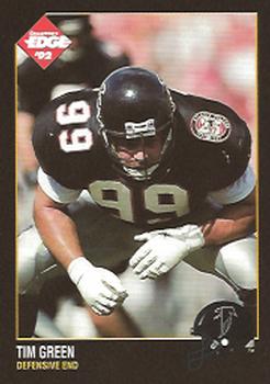 1992 Collector's Edge #4 Tim Green Front