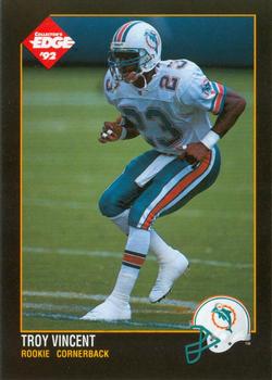 1992 Collector's Edge #177 Troy Vincent Front