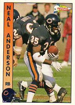 1992 Pacific #27 Neal Anderson Front