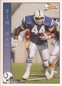 1992 Pacific #131 Tim Manoa Front