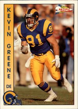 1992 Pacific #158 Kevin Greene Front