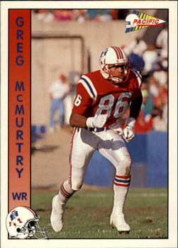 1992 Pacific #198 Greg McMurtry Front