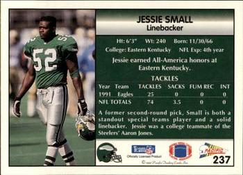 1992 Pacific #237 Jessie Small Back