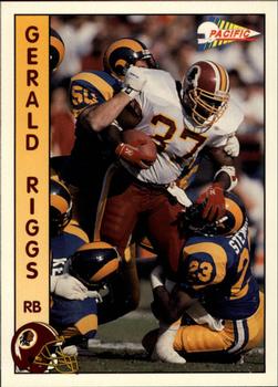 1992 Pacific #316 Gerald Riggs Front