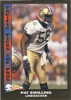 1992 Pacific - Pacific Picks the Pros Gold #17 Pat Swilling Front