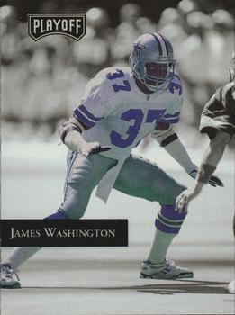 1992 Playoff #48 James Washington Front