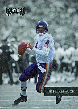 1992 Playoff #80 Jim Harbaugh Front