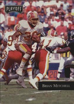 1992 Playoff #83 Brian Mitchell Front