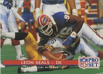 1992 Pro Set #102 Leon Seals Front