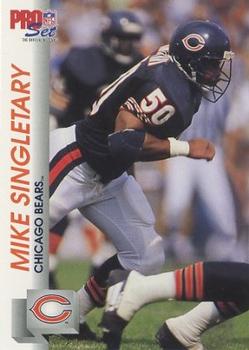 1992 Pro Set #452 Mike Singletary Front