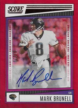 2022 Score - Signatures Red Zone #26 Mark Brunell Front
