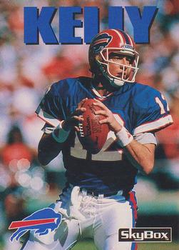 1992 SkyBox Impact #1 Jim Kelly Front